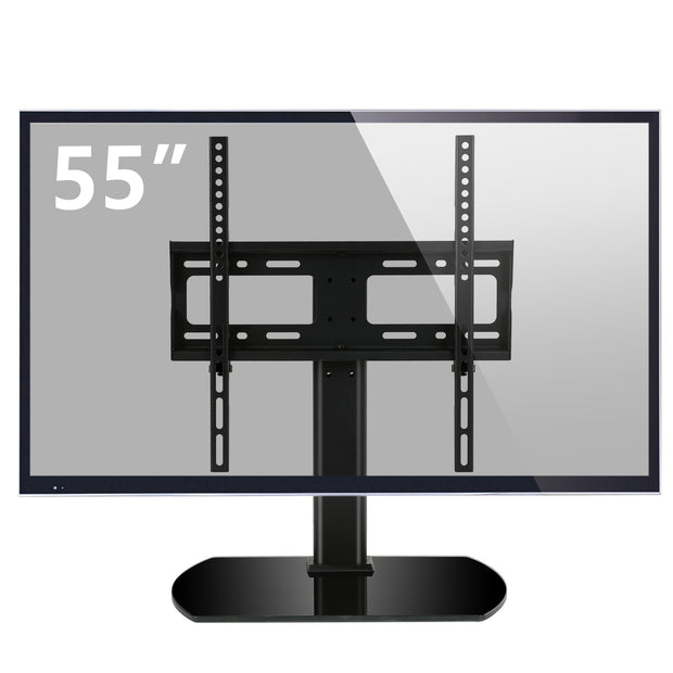 Rfiver Swivel Tabletop TV Stand with Glass Base for 27"-60" TVs