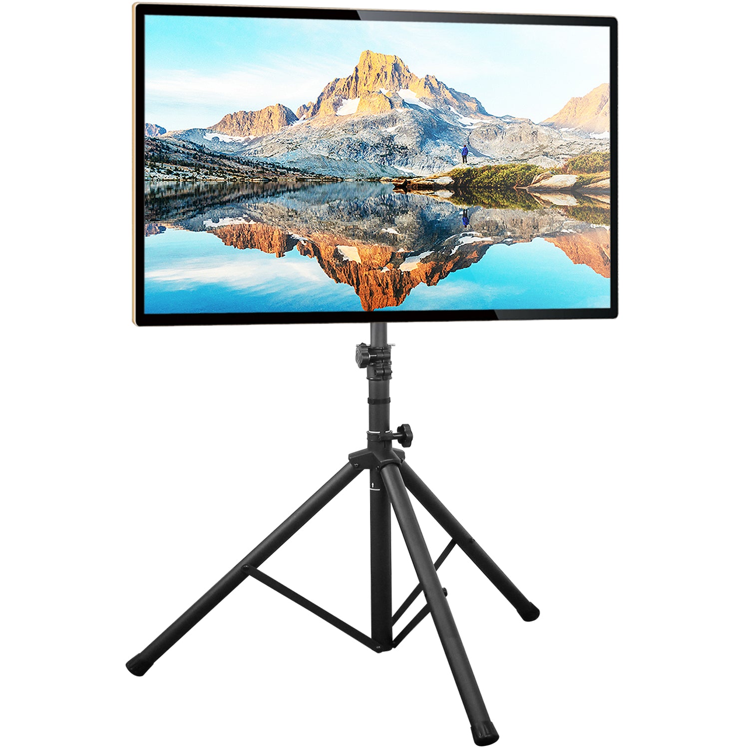 Rfiver Tripod TV Stand with Swivel/Tilt Mount for 32"-70" TVs