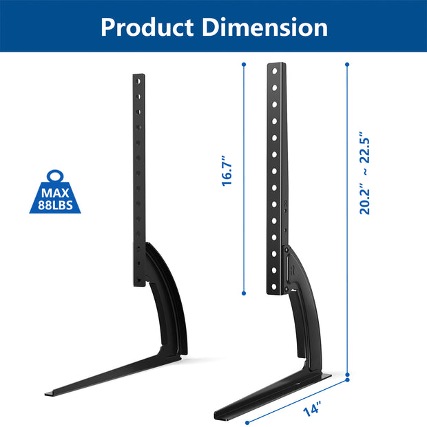 Rfiver Universal Tabletop TV Stand Brackets for 32"-55" TVs