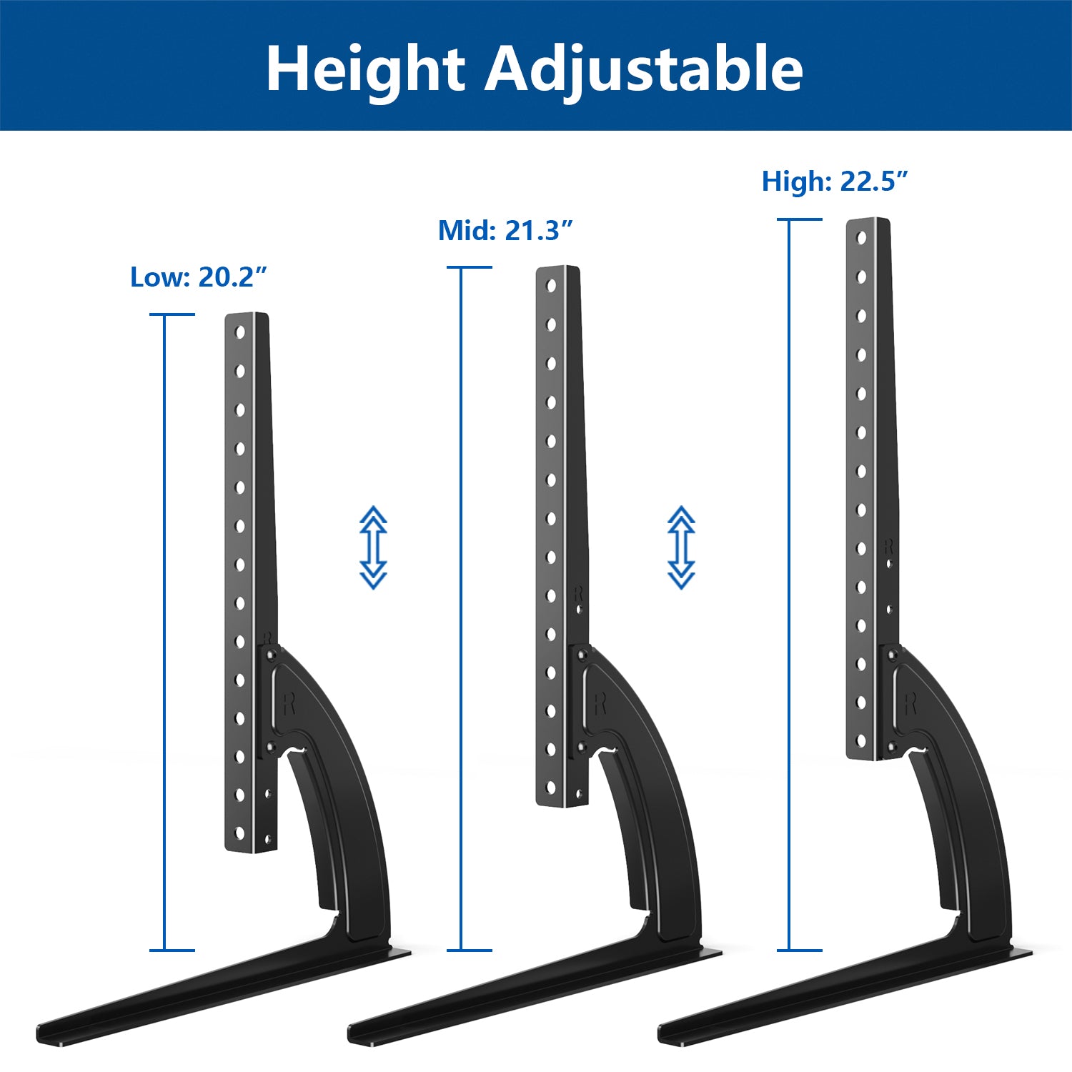 Rfiver Universal Tabletop TV Stand Brackets for 32