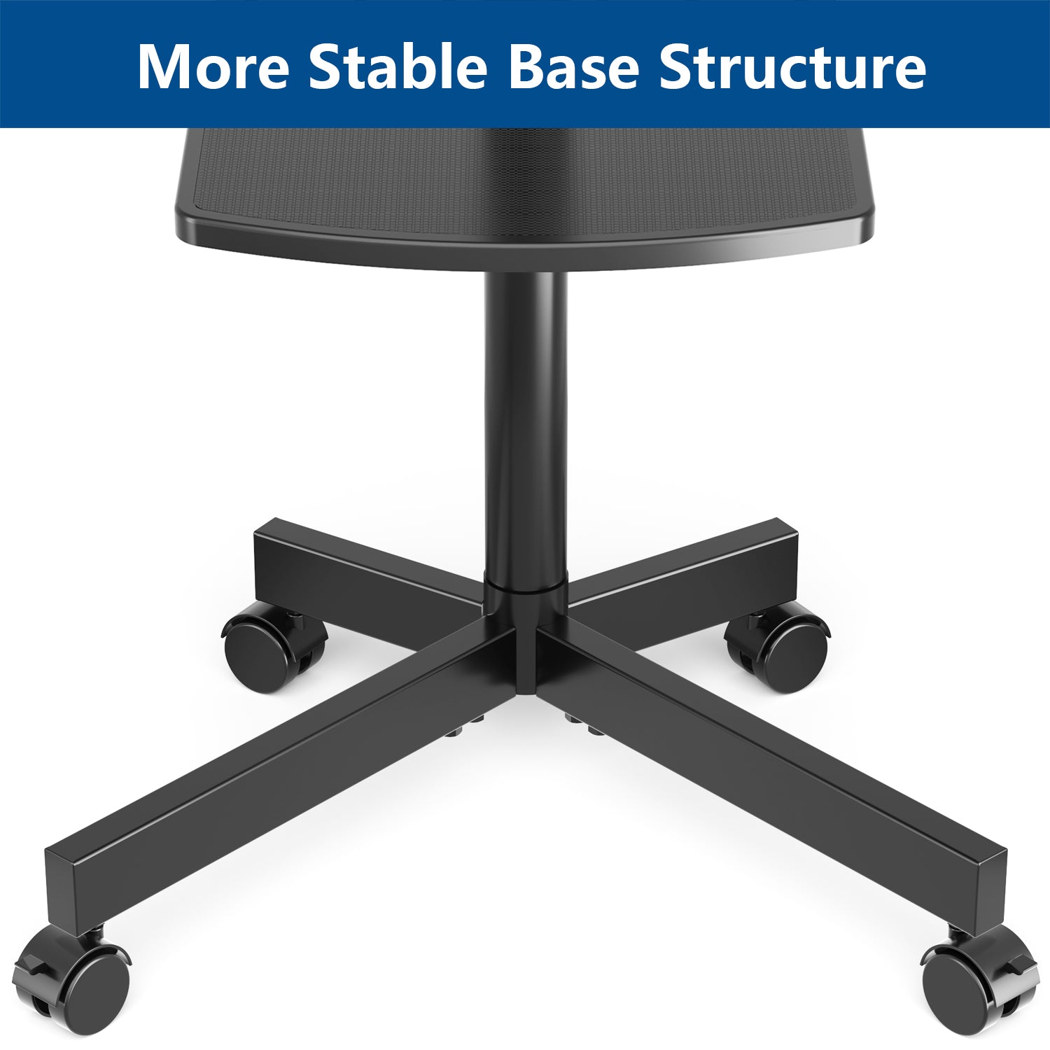 Rfiver Mobile TV Cart for 23-65 Inch TVs up to 88 lbs, Max VESA 400x400mm