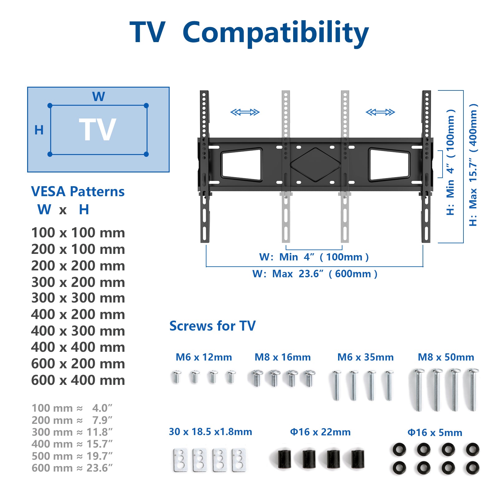 Rfiver Gray Wood TV Stand Console with Swivel Mount for 32