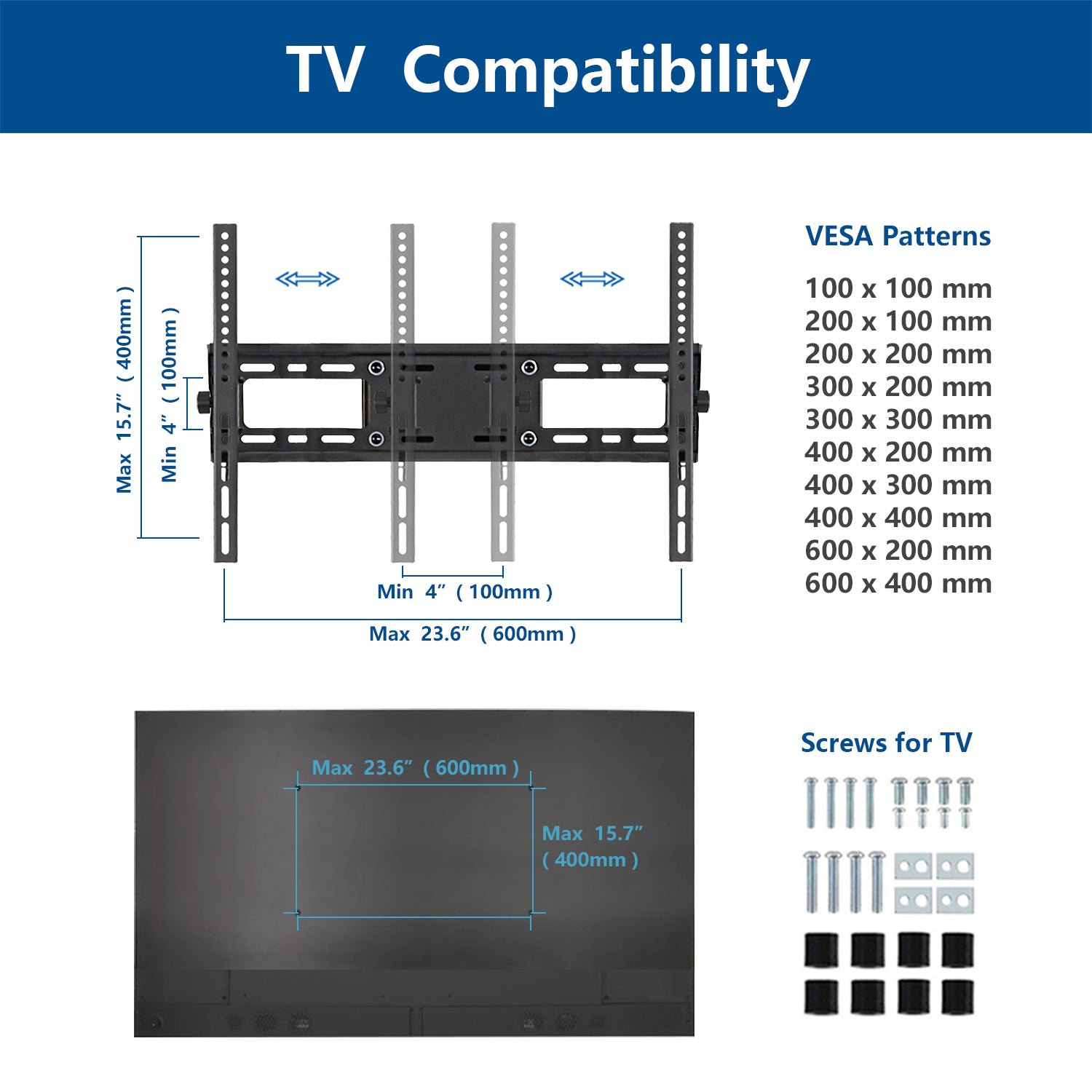 Rfiver 2-Shelf Dual Mobile TV Stand with Tilt Mount for 37