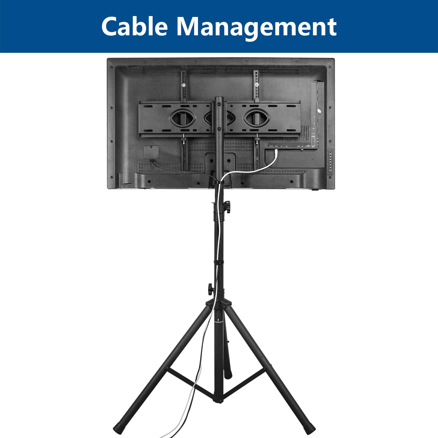 Rfiver Tripod TV Stand with Swivel/Tilt Mount for 32"-70" TVs